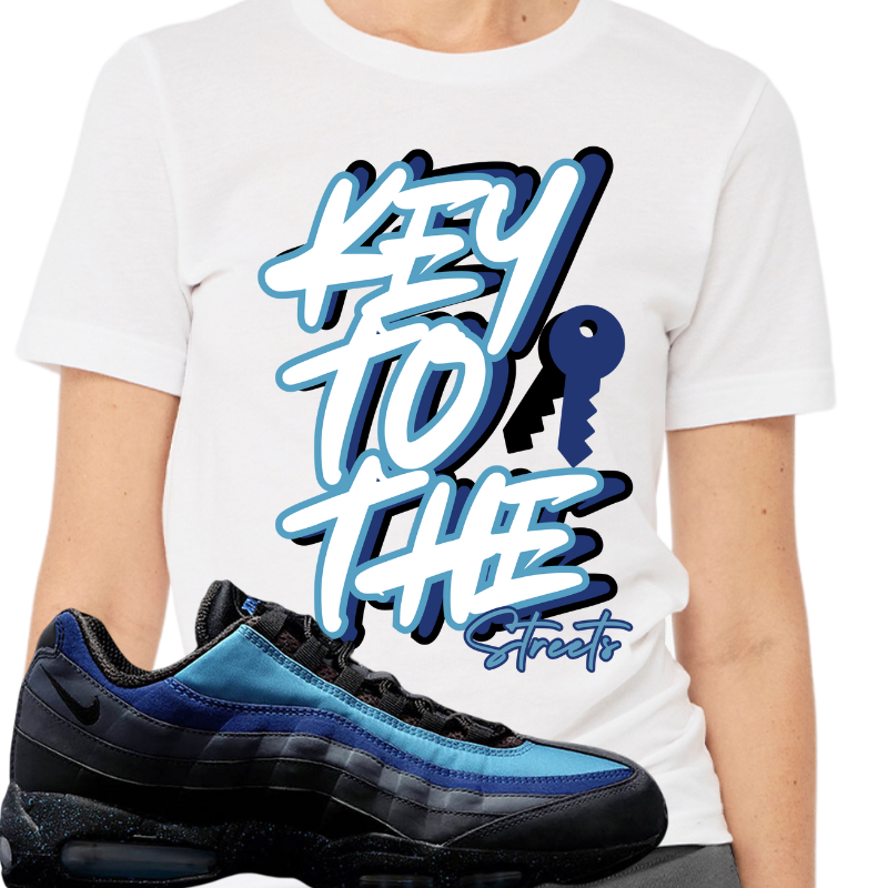 "Key to the Streets" Tshirt Matches Airmax 95 Obsidians